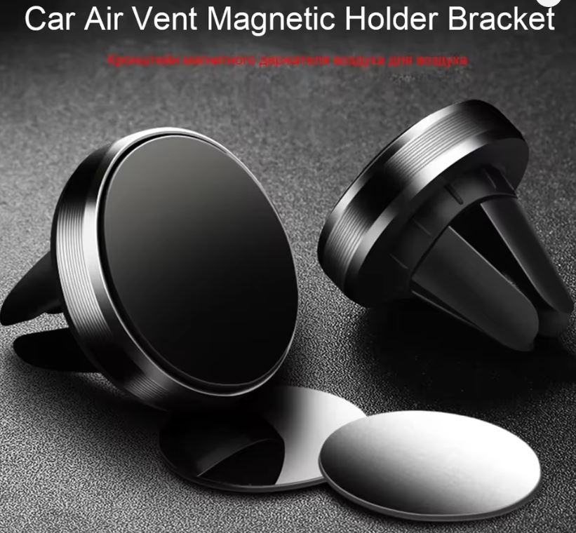 Supporto magnetico telefono per auto. Supporto per presa d'aria Smartphone. Staffa per supporto mobile. Supporto GPS per cellulare in auto per iPhone, Samsung, LG...